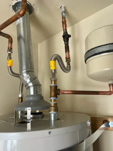 Water heater installation and plumbing repair in Andover