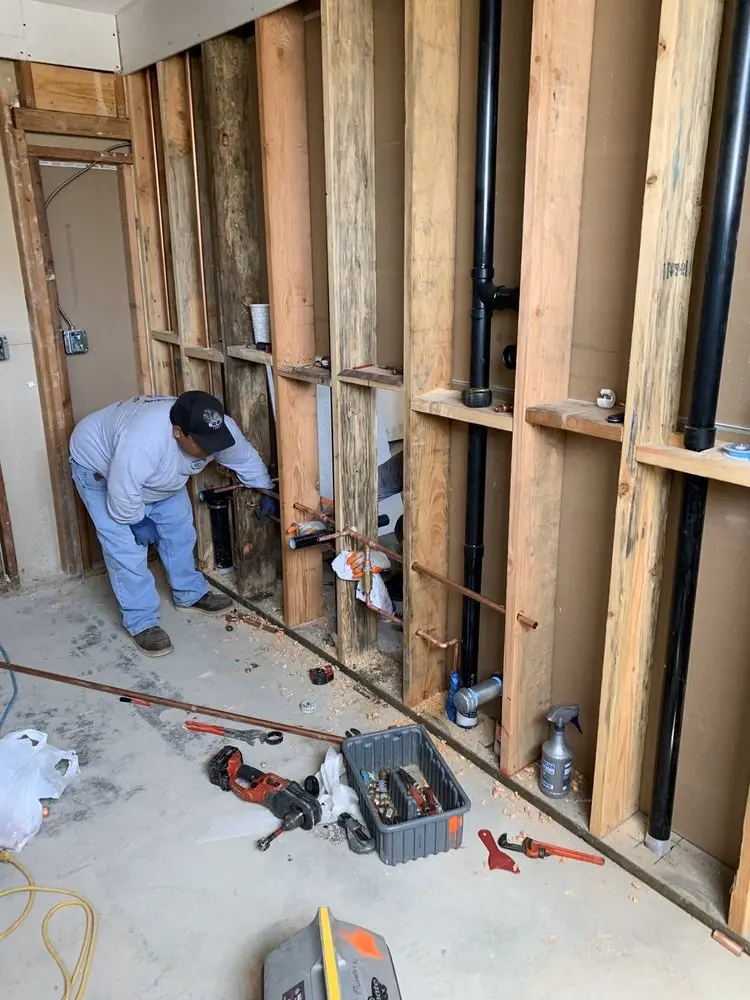 Commercial rough-in plumbing for Water Heater Replacement in Andover